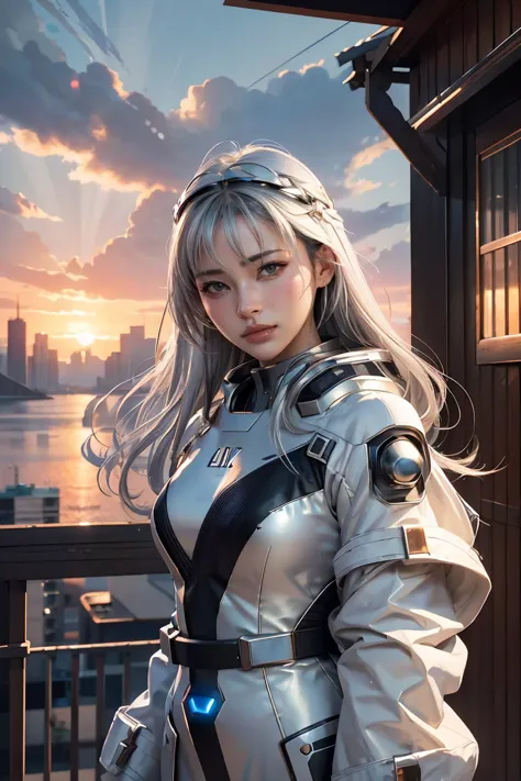 iu1, serious look, modelshoot style, (extremely detailed CG unity 8k wallpaper), full shot body photo of the most beautiful artw...