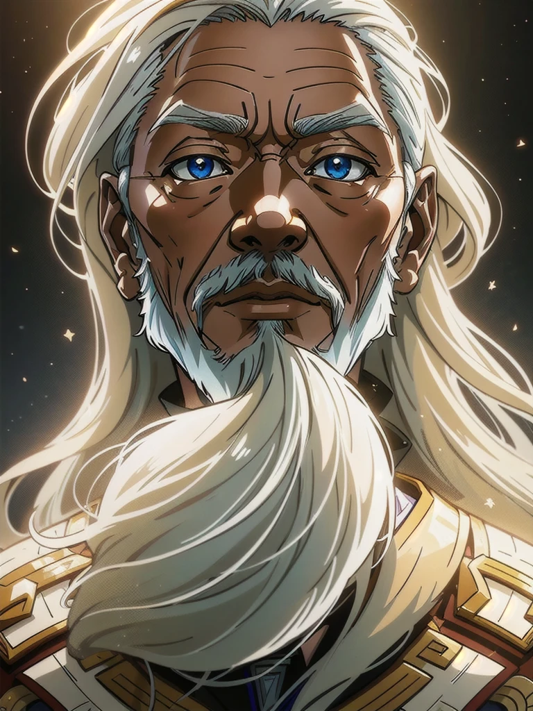 1 velho,versão anime,full long white hair highly Intrincado detailed, Efeitos de luz e sombra, Intrincado, Altamente detalhado, pintura digital, estação de arte, arte conceitual, suave, foco nitído, ilustração, arte digital avançada de anime, iluminação atmosférica, rosto detalhado, 8 mil, sede, estação de arte, por Makoto Shinkai, Stanley Artgerm Lau, WLOP, rossdraws”