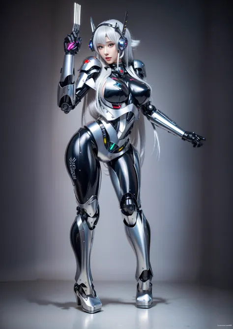 super detail, high detail, high quality, best quality, high resolution，1 female robot，beautiful female robot,beautiful clear fac...