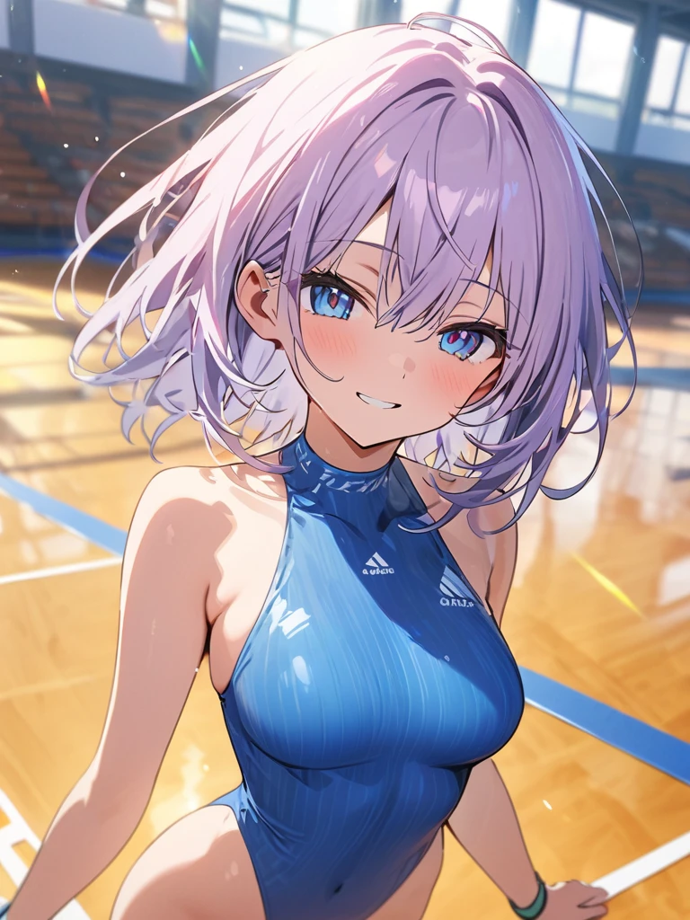 highquality illustration, masterpiece, very delicate and beautiful, attractive girl,(colorful leotard, heattech leotard,tight leotard,long_sleeve leotard,ribbed leotard,high_leg leotard,turtleneck leotard), thin,slender body,slim,gymnastics club,2 girls,gymnastics athlete,bare legs,gymnasium background,beautiful eyes, light smile,(masterpiece, best quality:1.2), highres, extremely detailed CG unity 8k wallpaper, perfect lighting, Colourful, ultra-high res,4K,ultra-detailed, photography, 8K, HDR,  17 ages, , 