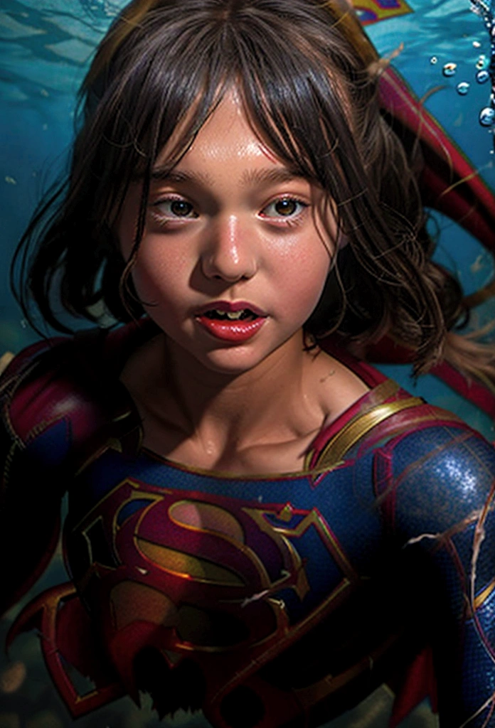 (12歲, 撕裂的女超人:1.3)、水下游泳