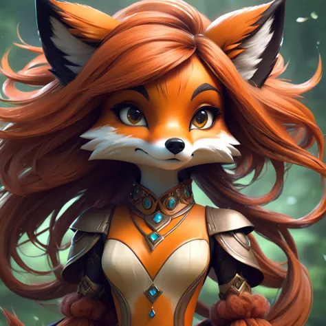  Anthropomorphous  Fox girl 