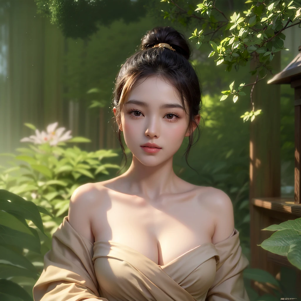 Facing forward　natural　Oriental　Neutral atmosphere　Dignity and Health　beautiful顔　Golden ratio facial features　nature　beautiful　good looking　Oriental　40s