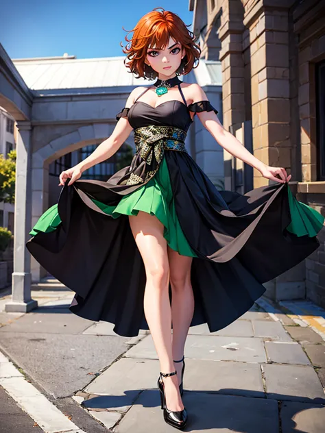 merula, sequin, high heels, full body,