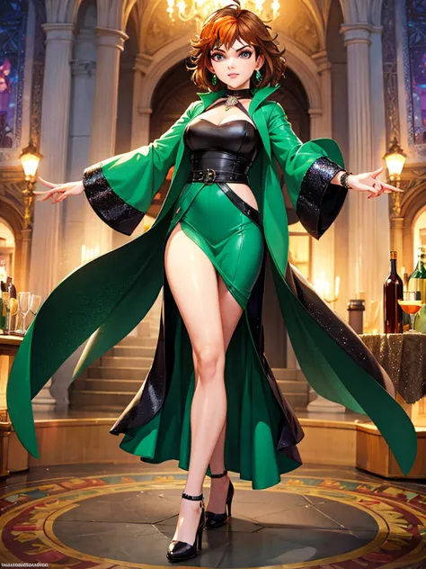 merula, sequin, high heels, full body,