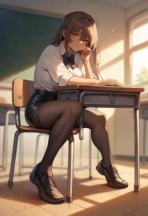 noir (nod) big  black leggings classroom