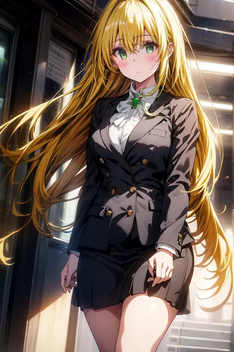 tearju lunatique stands out amidst the bustling high school hallways, her long blonde hair cascading like a golden waterfall dow...