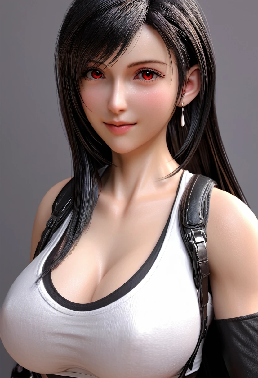 Tendances sur ArtStation, Tendances sur CGSociety, complexe, Détails élevés, netteté, Spectaculaire, ciel étoilé, Tifa Lockheart de Final Fantasy, Le costume original de Tifa pour Final Fantasy 7, 2, recherche mature, Art réaliste du dessin par Midjourney et Greg Rutkowski, esquisser, chef-d&#39;œuvre, Meilleure qualité, très détaillé, 1femelle, Demi-corps, Portée de l&#39;image de la tête au buste, buts portrait, Photo en gros plan, Débardeur blanc et jupe en cuir noir, La position debout, De beaux yeux méticuleux, visage mignon, bousiller, gros seins, beau visage méticuleux, cheveux blancs, (Illustration botanique: 1.5), pas d&#39;exposition pornographique, Des seins plus gros