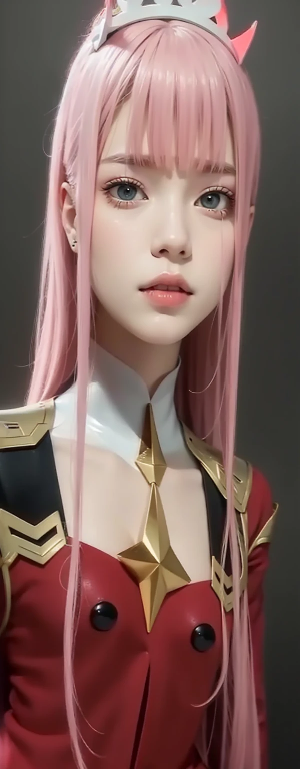 Zero two beautiful body well defined well attractive best quality and best effects best shadows best lighting 8k