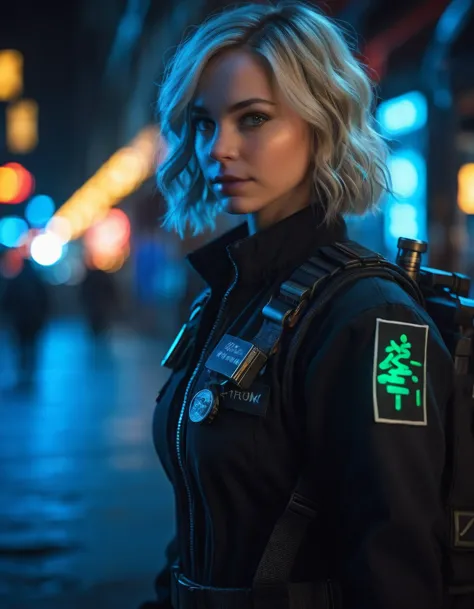 cinematic photo portrait of (((ohwx woman))) by greg rutkowski, she is about 30 years female wearing black tactical gear of the ...