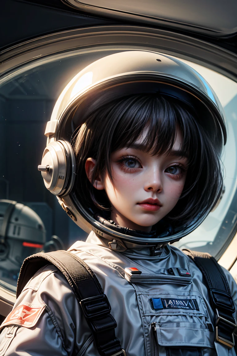 (masterpiece,top quality,high quality)), ((8K wallpaper unified with high definition CG)), Astronaut standing on the moon, portrait of an astronaut, astronaut portrait, futuristic astronaut, astronaut lost in liminal space, astronaut, detailed astronaut, helmet showing girl playing in park, portrait of astronaut, astronaut, children reflected in helmet, modern helmet and space suit, Glass space helmet, astronaut, astronaut, 