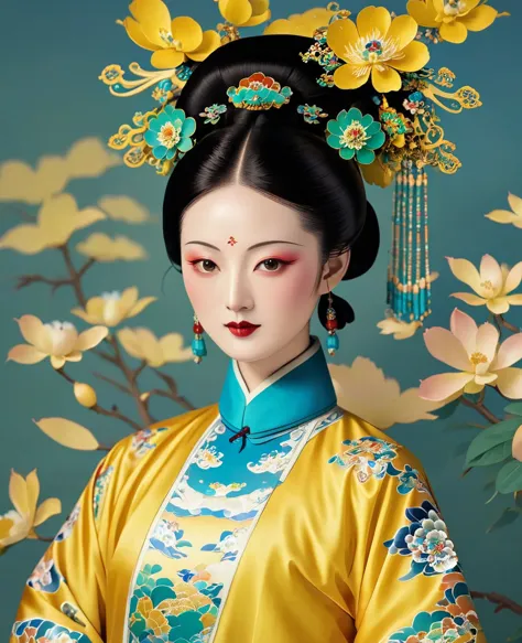 beauty in the qing dynasty