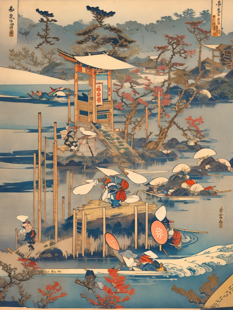 Ángel de batalla alita por katsushika hokusai