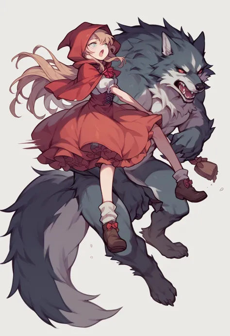 little red riding hood fucking with the wolf