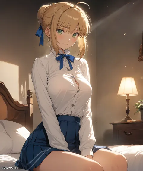 best quality, amazing quality, very aesthetic, 1girl, saber, fate/stay night, 1girl, saber, fate/stay night, , (artist official ...