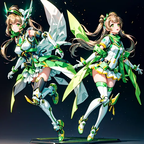 masterpiece, high quality, Gynoid Cyborg Body、The face is Minami Kotori、Minami Kotori, who has been remodeled into a girl-type m...