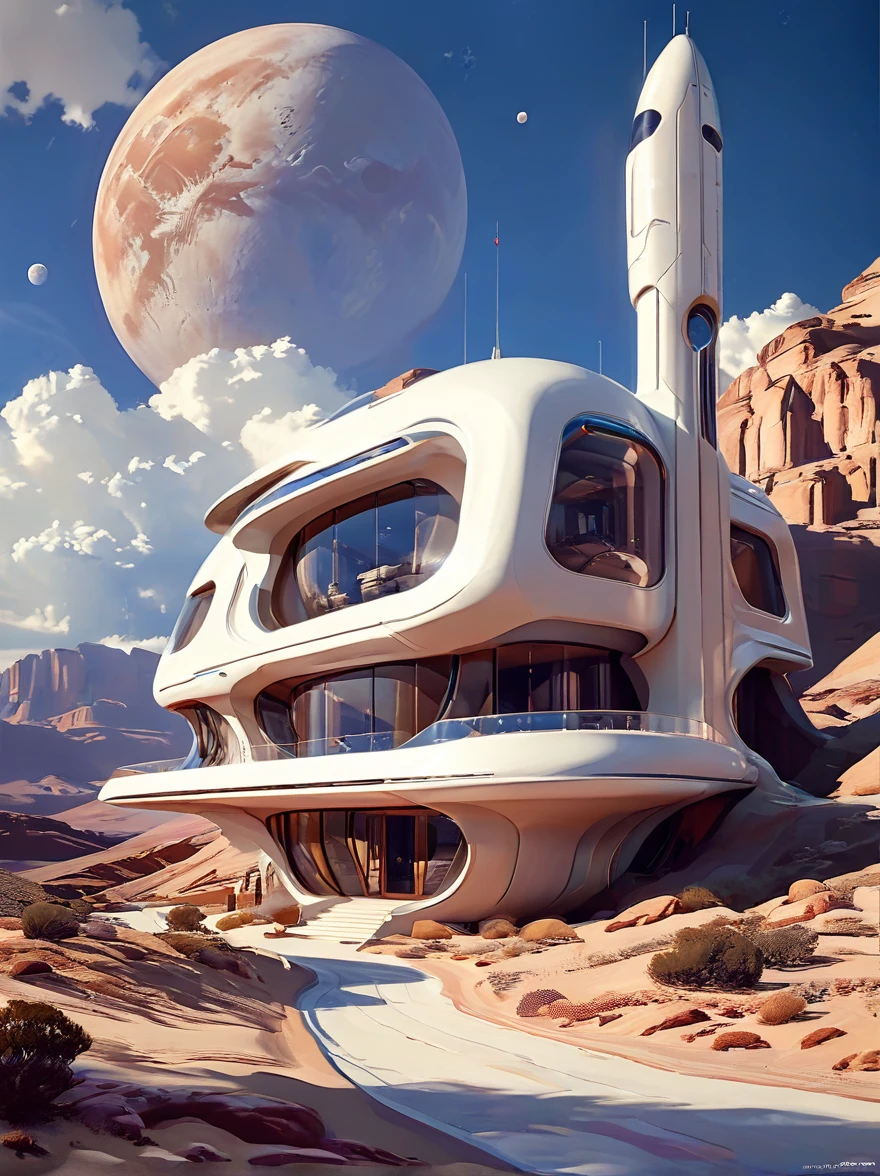 maison futuriste science fiction