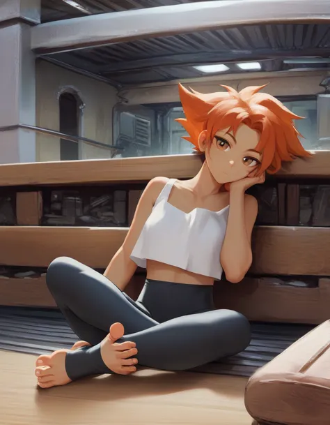 score_9, score_8_up, score_7_up, score_6_up, score_5_up, score_4_up, source_anime, break
edward, midriff, orange hair, 1girl, to...