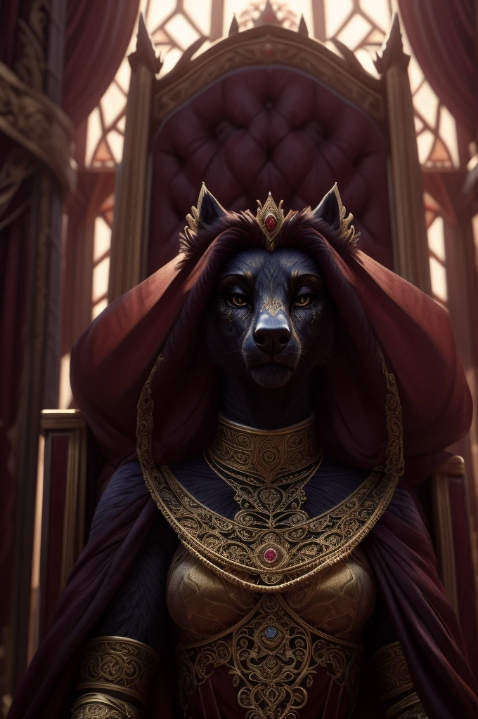 a beautiful girl in an opulent throne room, ornate throne, elegant dress, commanding presence, regal bearing, piercing gaze, intricate details, rich colors, dramatic lighting, photorealistic, 8k, ultra-detailed, masterpiece