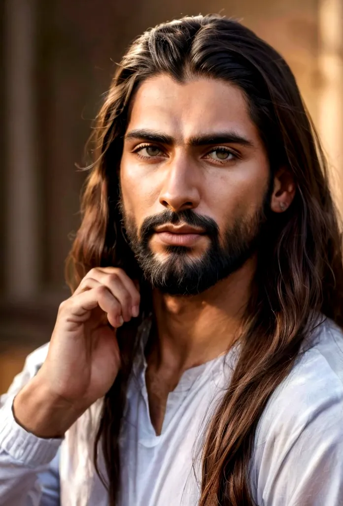 best quality,4k,8k,Altas,master part:1.2),ultra-detalhado,(Realistic,fotorrealista,photo-realistic:1.37),jesus cristo,estilo de ...