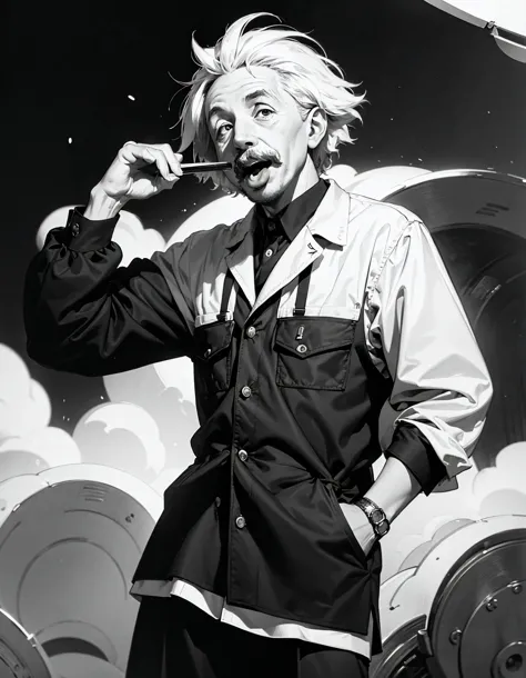 The famous black and white photo shows Einstein sticking out his tongue、It is widely known for capturing his humorous and human ...