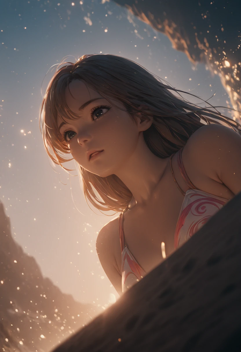 Hyperrealistic art anime,(from below:1.5),sit on my face dear,on th Beachys,swirls bright colors,(Depth of field hdr 8k 4kwallpaper cinematic angle, cinematic lighting,:1.1) (masterpiece, best quality:1.45),art by rossdraws,(Depth of field hdr 8k 4kwallpaper cinematic angle, cinematic lighting,:1.5) (masterpiece, best quality:2),Movie Still,Film Still,Cinematic,Cinematic Shot,Cinematic Lighting