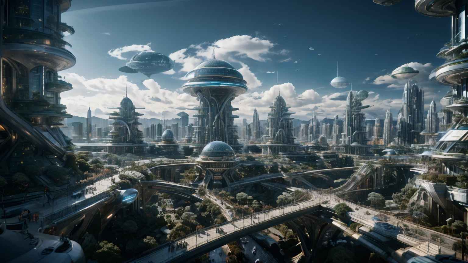 (Best quality,4K,8K,A high resolution,Masterpiece:1.2),Ultra-detailed,(Realistic,Photorealistic,photo-realistic:1.37),Futuristic floating city,Futuristic technology,Huge urban high-tech tablet platform,Airship,Floating in the sky,Futuristic city,Small airships around,High-tech hemispherical platform,Colorful lights,Advanced architecture,modernn architecture,skyscrapper,Access the cloud,Scenic beauty,view over city,Impressive design,Blend seamlessly with nature,energetic and vibrant atmosphere,Futuristic transportation system,Parking is suspended,Transparent path,Lush greenery,Sky gardens,cascading waterfalls,Magnificent skyline,reflections on the water,Sparkling river,Architectural innovation,futuristic skyscrapers,Transparent dome,The shape of the building is unusual,Elevated walkway,Impressive skyline,Glowing lights,Futuristic technology,Minimalist design,Scenic spots,Panoramic view,Cloud Piercing Tower,Vibrant colors,epic sunrise,epic sunset,Dazzling light display,magical ambiance,The future city,Urban Utopia,LuxuryLifestyle,Innovative energy,sustainable development,Smart city technology,Advanced infrastructure,Tranquil atmosphere,Nature and technology live in harmony,Awesome cityscape,Unprecedented urban planning,Architecture connects seamlessly with nature,High-tech metropolis,A cutting-edge engineering marvel,The future of urban living,Visionary architectural concept,Energy-efficient buildings,Harmony with the environment,A city floating above the clouds,Utopian dreams become reality,The possibilities are endless,State-of-the-art transportation network,Green energy integration,Innovative materials,Impressive holographic display,Advanced communication system,Breathtaking aerial view,Quiet and peaceful environment,Modernist aesthetics,Ethereal beauty