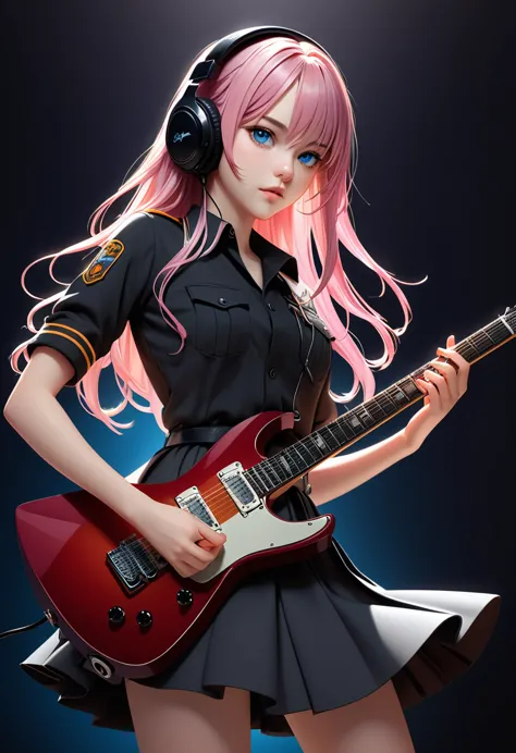 1girl, ((Movie Light)) Colorful, super detailed. incredible light complicated details Best quality (8k uniform CG wallpapers, ve...