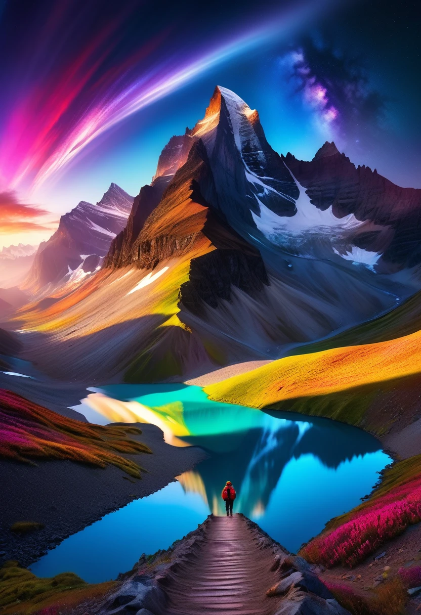 a high quality professional photo of "Jack is back" showcasing vibrant colors in 8k resolution, hyper-detailed, inspired by the world traveler theme, in the style of Marc Adamus.