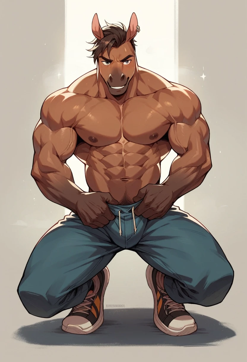 Gay Horse Yiff Porn - Gay porn of a muscular gay horse - SeaArt AI