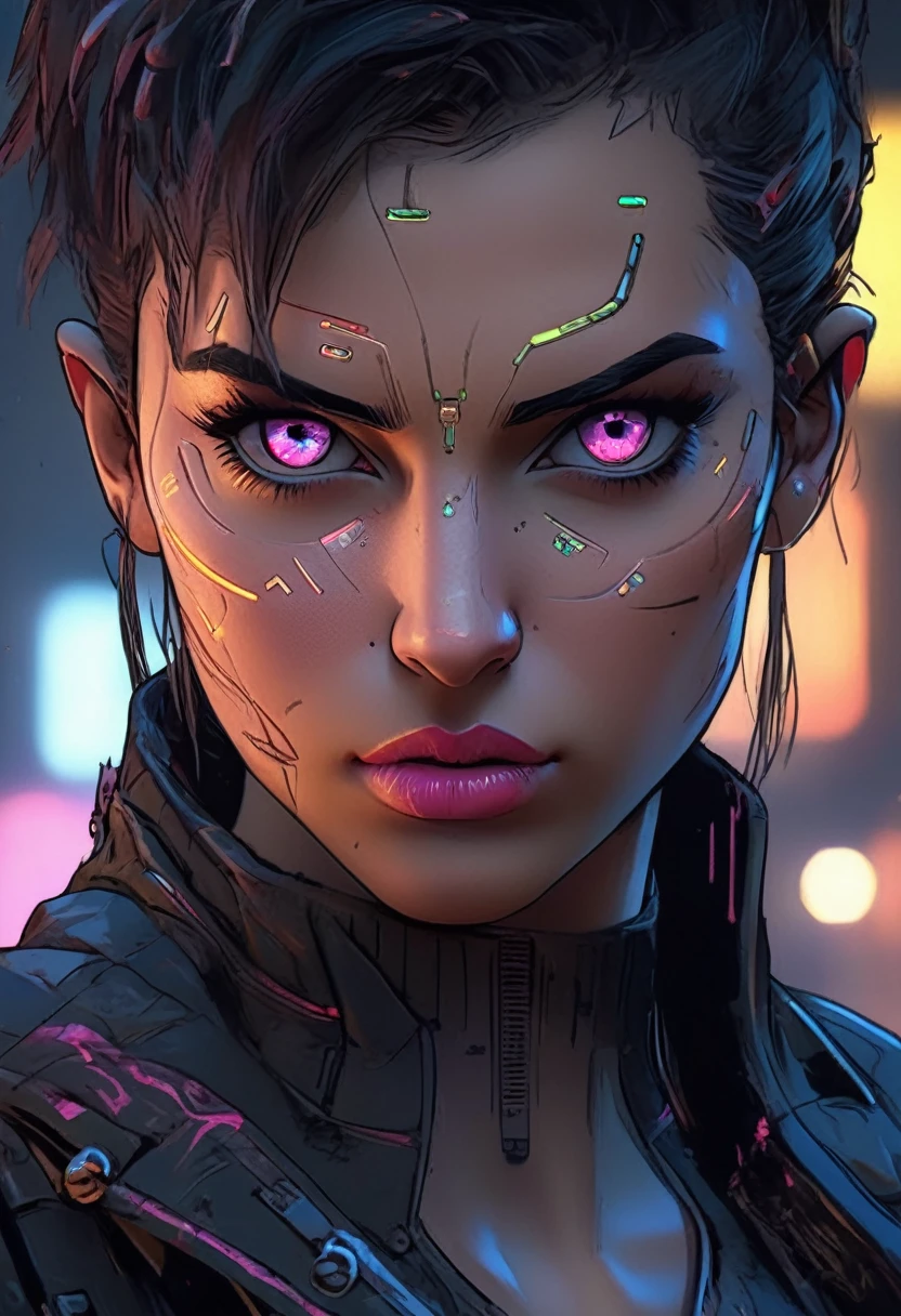 a minimalist scattershot archer, detailed facial features, beautiful detailed eyes, beautiful detailed lips, extremely detailed eyes and face, longeyelashes, in the style of simon ard, in the style of takis, setting: at the digital metropolis within the cybernetic frontier, anticipating horror, best quality,4k,8k,highres,masterpiece:1.2,ultra-detailed,realistic,photorealistic,photo-realistic:1.37,HDR,UHD,studio lighting,ultra-fine painting,sharp focus,physically-based rendering,extreme detail description,professional,vivid colors,bokeh,cinematic lighting,dramatic lighting,dark moody lighting,dramatic atmosphere,dark and gritty,dark and dystopian,dark fantasy,cyberpunk,science fiction,digital art