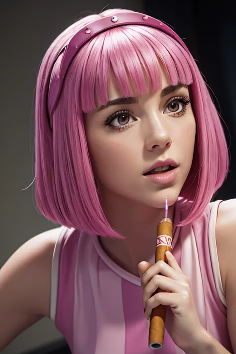 masterpiece, Best quality, absurdities, Ideal Anatomy, 1 girl, One, stephanie Lazy town, , (detailed:1.3), Ultra high resolution...