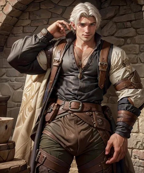 (((luxurious white hair and sexy smirk.))) (((18 years old.))) (((18yo.))) (((cute smirk.))) (((single character image.))) (((1b...