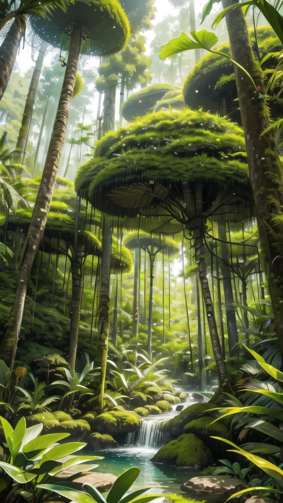 アマゾンの森の熱帯雨林, 森の真ん中にある大きな蘭