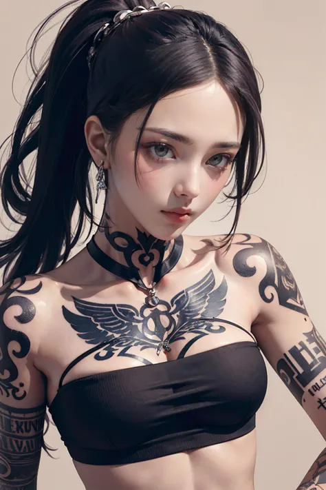 perfect style, beautiful face, highly detailed face and skin texture, (maximum resolution: 1.2), 1 female, alone, hip up, jewelr...