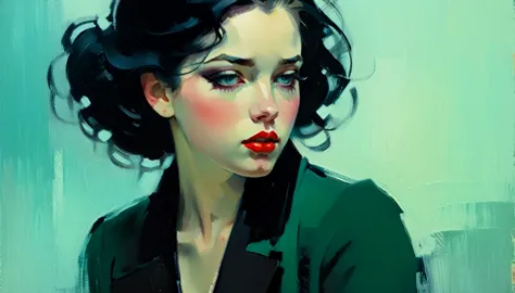 Create a plain, evocative background using the expressive and textured brushstrokes characteristic of Malcolm Liepke's art style...