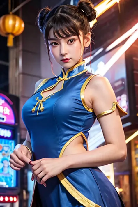 Chunli、Chinese clothing、Arcade:2、Get angry
