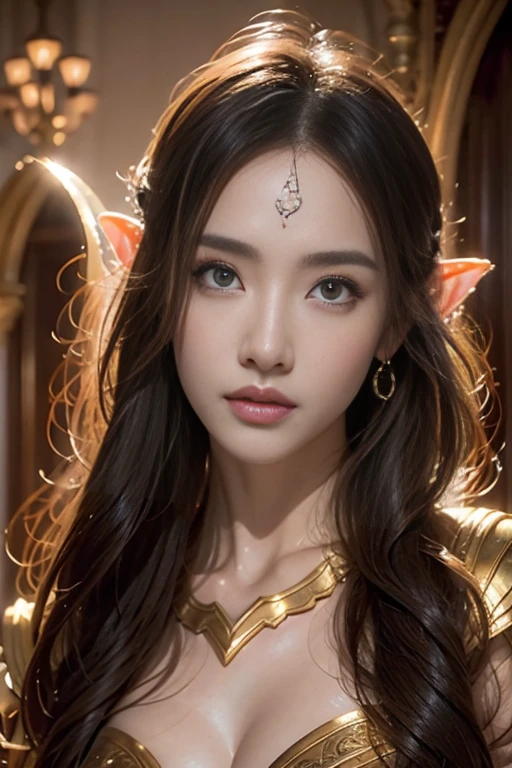 (Best quality, 4k, High-resolution, Masterpiece:1.2), Ultra-detailed, Realistic, Radiant lighting, Epoch Elves, Portraits, Fantastical colors, Fine art, Ethereal beings, Dreamlike, Whimsical creatures, Detailed facial features, Glowing eyes, Elven beauties, Ethereal glow, Mythical creatures, Harmonious composition, Dazzling colors, Stunning visual effects, Otherworldly appearance, Mesmerizing artistry, 