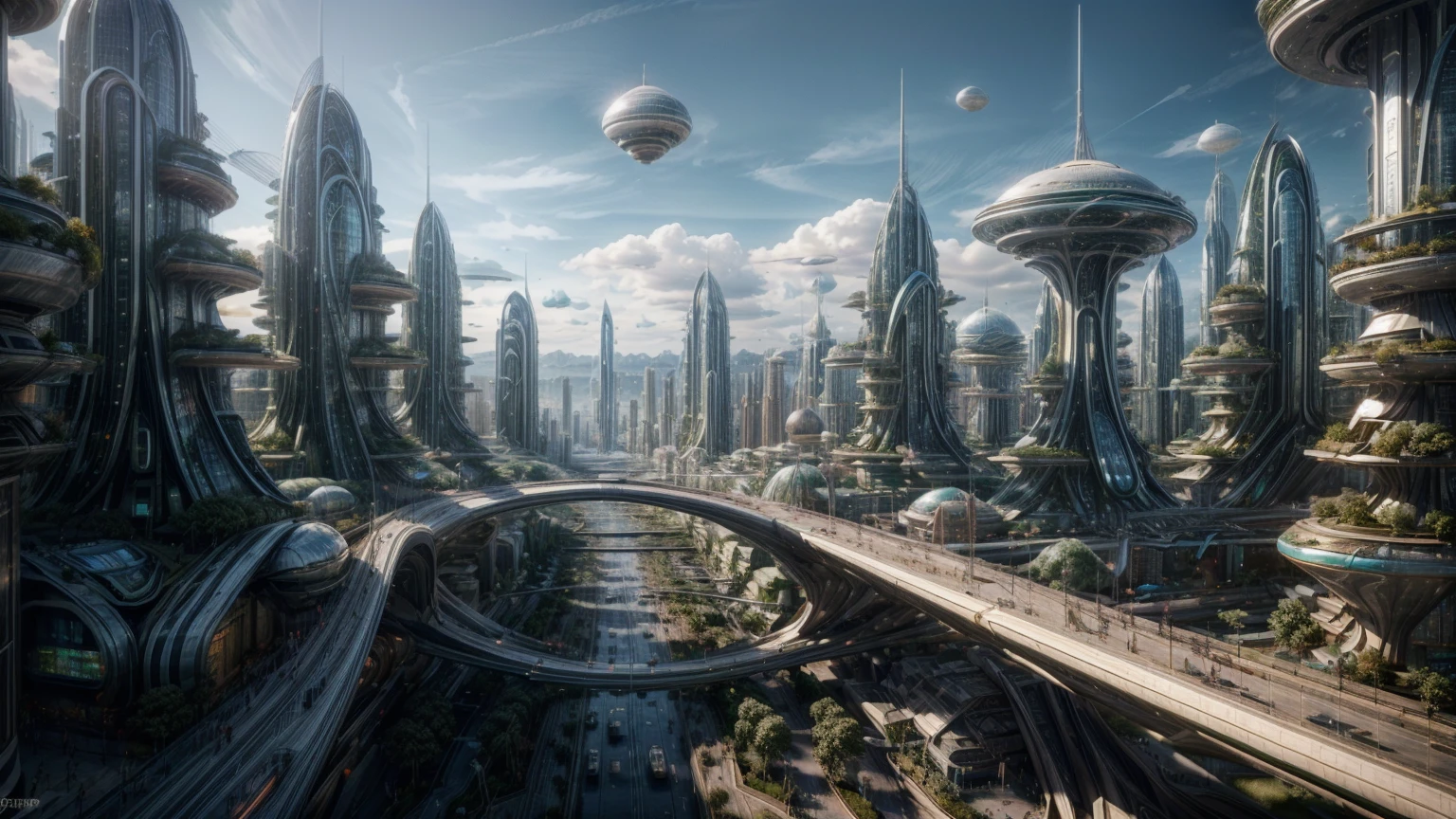 (Best quality,4K,8K,A high resolution,Masterpiece:1.2),Ultra-detailed,(Realistic,Photorealistic,photo-realistic:1.37),Futuristic floating city,Futuristic technology,Huge urban high-tech tablet platform,Airship,Floating in the sky,Futuristic city,Small airships around,High-tech hemispherical platform,Colorful lights,Advanced architecture,modernn architecture,skyscrapper,Access the cloud,Scenic beauty,view over city,Impressive design,Blend seamlessly with nature,energetic and vibrant atmosphere,Futuristic transportation system,Parking is suspended,Transparent path,Lush greenery,Sky gardens,cascading waterfalls,Magnificent skyline,reflections on the water,Sparkling river,Architectural innovation,futuristic skyscrapers,Transparent dome,The shape of the building is unusual,Elevated walkway,Impressive skyline,Glowing lights,Futuristic technology,Minimalist design,Scenic spots,Panoramic view,Cloud Piercing Tower,Vibrant colors,epic sunrise,epic sunset,Dazzling light display,magical ambiance,The future city,Urban Utopia,LuxuryLifestyle,Innovative energy,sustainable development,Smart city technology,Advanced infrastructure,Tranquil atmosphere,Nature and technology live in harmony,Awesome cityscape,Unprecedented urban planning,Architecture connects seamlessly with nature,High-tech metropolis,A cutting-edge engineering marvel,The future of urban living,Visionary architectural concept,Energy-efficient buildings,Harmony with the environment,A city floating above the clouds,Utopian dreams become reality,The possibilities are endless,State-of-the-art transportation network,Green energy integration,Innovative materials,Impressive holographic display,Advanced communication system,Breathtaking aerial view,Quiet and peaceful environment,Modernist aesthetics,Ethereal beauty