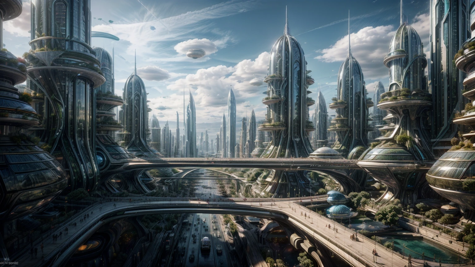 (Best quality,4K,8K,A high resolution,Masterpiece:1.2),Ultra-detailed,(Realistic,Photorealistic,photo-realistic:1.37),Futuristic floating city,Futuristic technology,Huge urban high-tech tablet platform,Airship,Floating in the sky,Futuristic city,Small airships around,High-tech hemispherical platform,Colorful lights,Advanced architecture,modernn architecture,skyscrapper,Access the cloud,Scenic beauty,view over city,Impressive design,Blend seamlessly with nature,energetic and vibrant atmosphere,Futuristic transportation system,Parking is suspended,Transparent path,Lush greenery,Sky gardens,cascading waterfalls,Magnificent skyline,reflections on the water,Sparkling river,Architectural innovation,futuristic skyscrapers,Transparent dome,The shape of the building is unusual,Elevated walkway,Impressive skyline,Glowing lights,Futuristic technology,Minimalist design,Scenic spots,Panoramic view,Cloud Piercing Tower,Vibrant colors,epic sunrise,epic sunset,Dazzling light display,magical ambiance,The future city,Urban Utopia,LuxuryLifestyle,Innovative energy,sustainable development,Smart city technology,Advanced infrastructure,Tranquil atmosphere,Nature and technology live in harmony,Awesome cityscape,Unprecedented urban planning,Architecture connects seamlessly with nature,High-tech metropolis,A cutting-edge engineering marvel,The future of urban living,Visionary architectural concept,Energy-efficient buildings,Harmony with the environment,A city floating above the clouds,Utopian dreams become reality,The possibilities are endless,State-of-the-art transportation network,Green energy integration,Innovative materials,Impressive holographic display,Advanced communication system,Breathtaking aerial view,Quiet and peaceful environment,Modernist aesthetics,Ethereal beauty