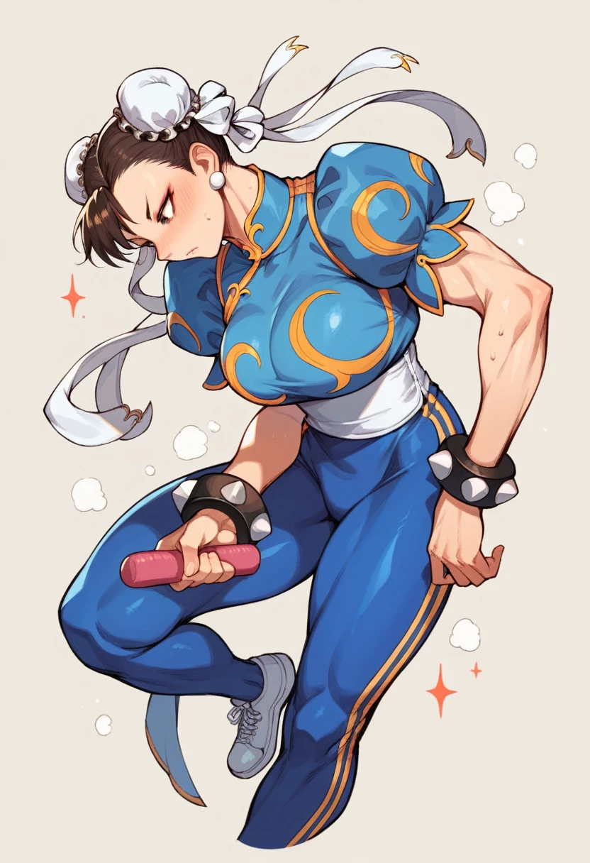 Chun-Li (Straßenkämpfer) schwarze Leggings