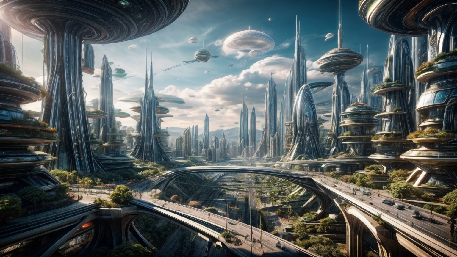 (Best quality,4K,8K,A high resolution,Masterpiece:1.2),Ultra-detailed,(Realistic,Photorealistic,photo-realistic:1.37),Futuristic floating city,Futuristic technology,Huge urban high-tech tablet platform,Airship,Floating in the sky,Futuristic city,Small airships around,High-tech hemispherical platform,Colorful lights,Advanced architecture,modernn architecture,skyscrapper,Access the cloud,Scenic beauty,view over city,Impressive design,Blend seamlessly with nature,energetic and vibrant atmosphere,Futuristic transportation system,Parking is suspended,Transparent path,Lush greenery,Sky gardens,cascading waterfalls,Magnificent skyline,reflections on the water,Sparkling river,Architectural innovation,futuristic skyscrapers,Transparent dome,The shape of the building is unusual,Elevated walkway,Impressive skyline,Glowing lights,Futuristic technology,Minimalist design,Scenic spots,Panoramic view,Cloud Piercing Tower,Vibrant colors,epic sunrise,epic sunset,Dazzling light display,magical ambiance,The future city,Urban Utopia,LuxuryLifestyle,Innovative energy,sustainable development,Smart city technology,Advanced infrastructure,Tranquil atmosphere,Nature and technology live in harmony,Awesome cityscape,Unprecedented urban planning,Architecture connects seamlessly with nature,High-tech metropolis,A cutting-edge engineering marvel,The future of urban living,Visionary architectural concept,Energy-efficient buildings,Harmony with the environment,A city floating above the clouds,Utopian dreams become reality,The possibilities are endless,State-of-the-art transportation network,Green energy integration,Innovative materials,Impressive holographic display,Advanced communication system,Breathtaking aerial view,Quiet and peaceful environment,Modernist aesthetics,Ethereal beauty