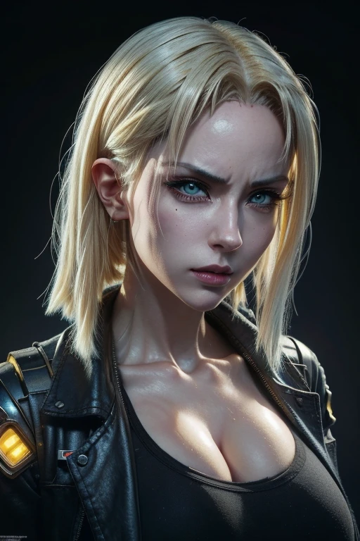 Wear complex cyberpunk urban clothing, beautiful, girl, detailed portrait, 4k, bright colors, conceptual art, dramatic cinematic atmosphere, sharp focus, volumetric lighting, cinematic lighting, busty studio quality