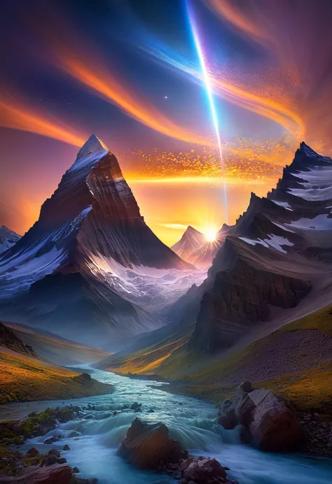 uhuh, 8k, hyper detailed, Mythology, Precisionism, marc adamus