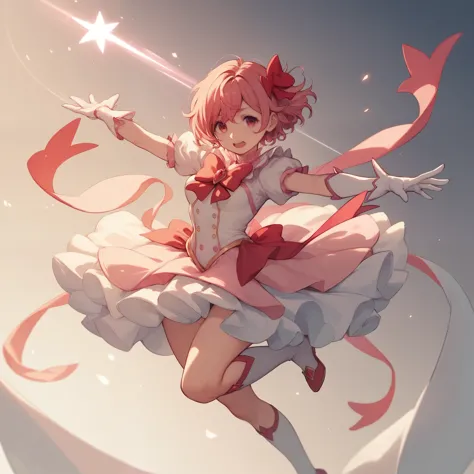 magical girl madoka madoka god form magic wand magic enchantment magic attack