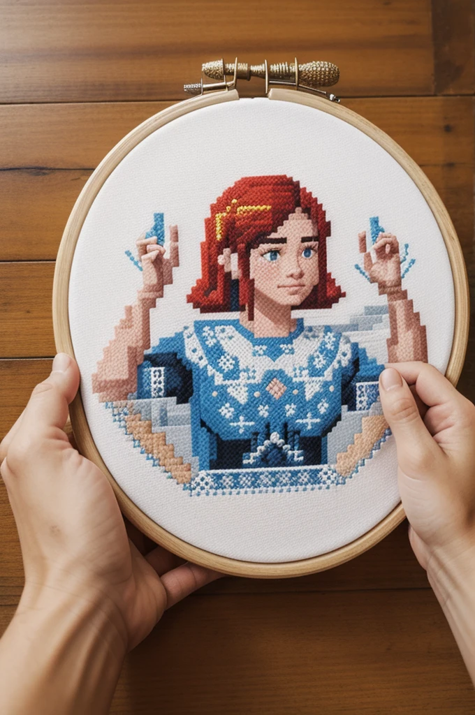 cross stitch pattern, pixelart
