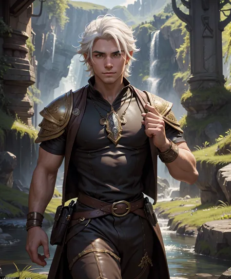 (((luxurious white hair and sexy smirk.))) (((18 years old.))) (((18yo.))) (((cute smirk.))) (((single character image.))) (((1b...