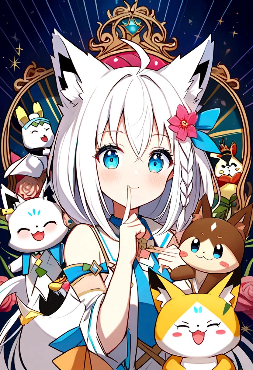 cute, Fansa, Shirakami Fubuki, Sukonbu, Idol, Animal ears, Konkon Kitsune