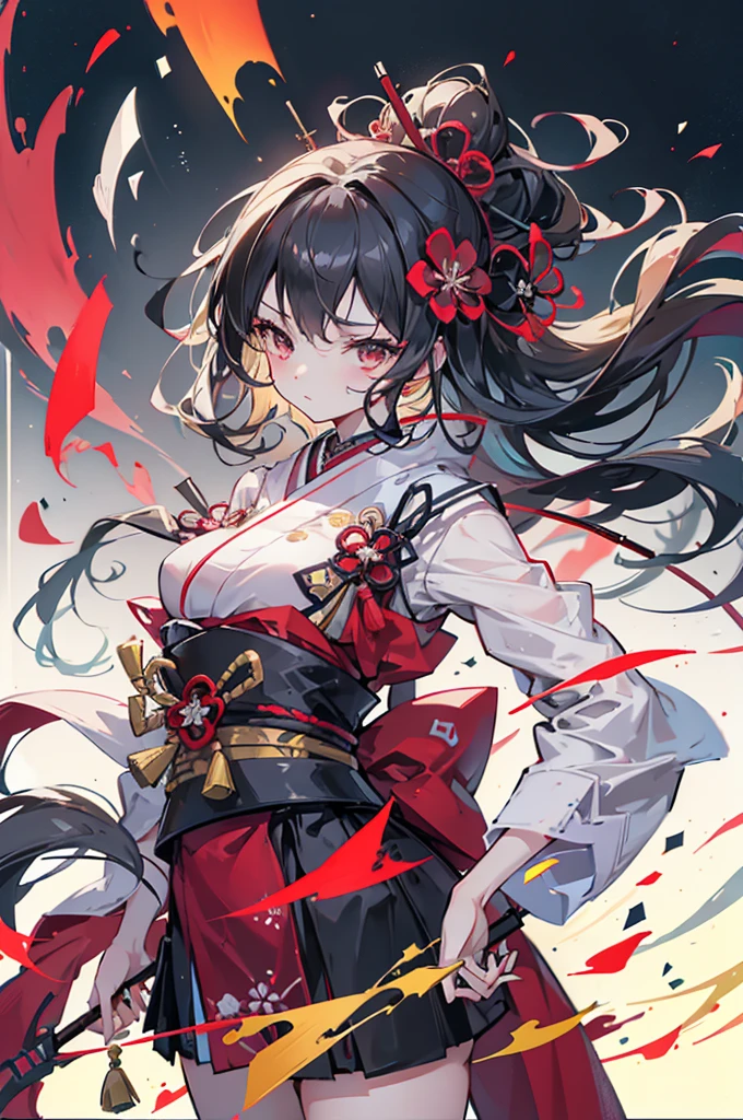 {{Department_Style}},{_color star piece}}},{Katsushika_Hokusai},long_Hair,Hair_flower,{{negro_Hair}},red_deeper_quality}}},kimono,{{ultra detailed}},{{1 girl in}},{{{Alone}}},There was a girl with a bow and arrow in her hand., archer girl, With a bow and arrow, holding bow and arrow, she is aiming with a bow, Robin Hood, Pulling an arrow from his quiver, holding bow and arrow, game illustration, archer bow, holding a longbow, a beautiful art illustration., hold mechanical bow and arrow, bow and arrow