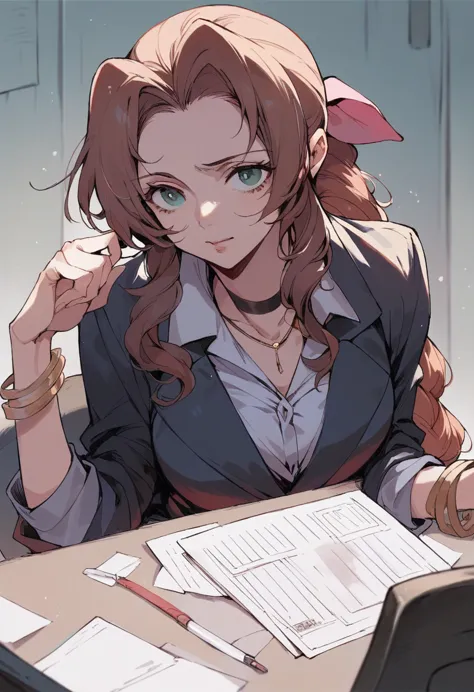 office lady aerith